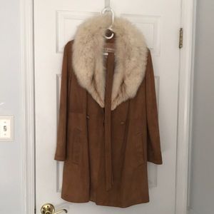 New England Sportswear Company Leather Coat with belt